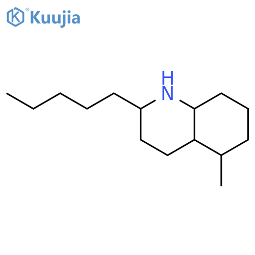 Quinoline, decahydro-5-methyl-2-pentyl- structure