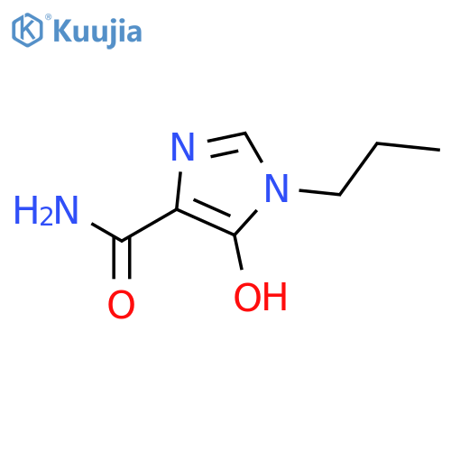 1H-Imidazole-4-carboxamide, 5-hydroxy-1-propyl- structure