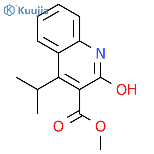 2-Hydroxy-4-isopropyl-3-quinoline Carboxylic Acid Methyl Ester structure