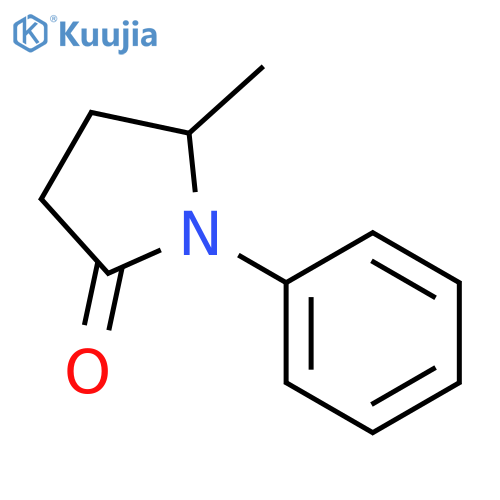 5-methyl-1-phenylpyrrolidin-2-one structure