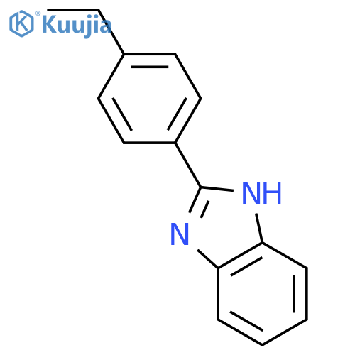 1H-Benzimidazole, 2-(4-ethylphenyl)- structure