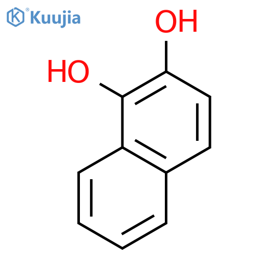 1,2-Naphthalenediol, monohydrate structure