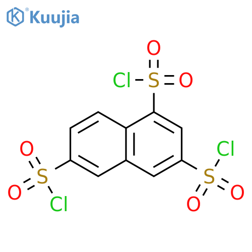 1,3,6-NAPHTHALENETRISULFONYL TRICHLORIDE structure
