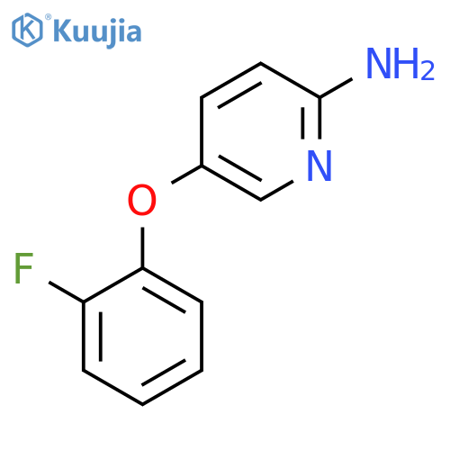 2-Pyridinamine, 5-(2-fluorophenoxy)- structure