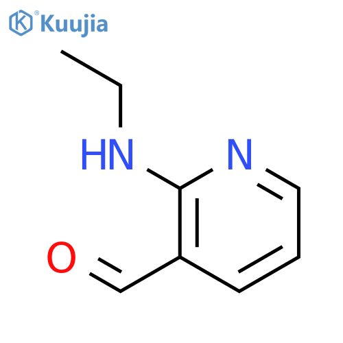 2-(ethylamino)pyridine-3-carbaldehyde structure