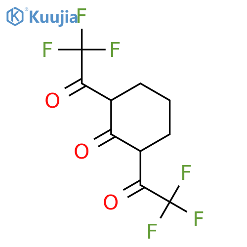 2,6-Bis(2,2,2-trifluoroacetyl)cyclohexanone structure