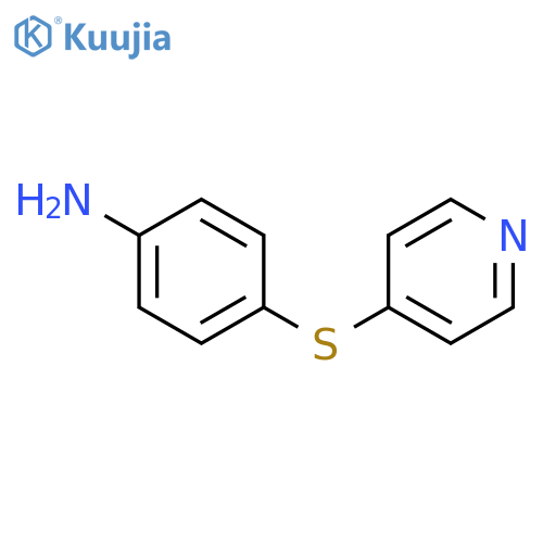 4-(pyridin-4-ylsulfanyl)aniline structure
