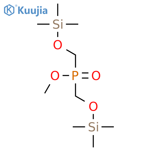 PHOSPHINIC ACID, BIS[[(TRIMETHYLSILYL)OXY]METHYL]-, METHYL ESTER structure