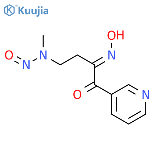 2-HYDROXYIMINO-4-METHYLNITROSAMINO-1-(3-PYRIDYL)-1-BUTANONE structure