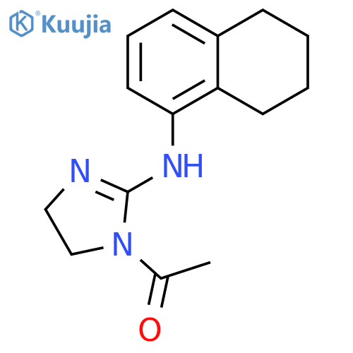 1-Acetyl-N-(5,6,7,8-tetrahydronaphthalen-1-yl)-4,5-dihydro-1h-imidazol-2-amine structure