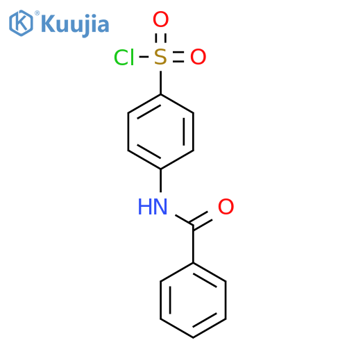 Benzenesulfonyl chloride, 4-(benzoylamino)- structure
