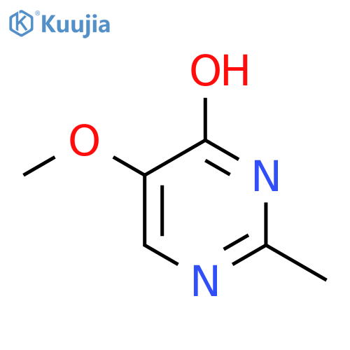 5-methoxy-2-methylpyrimidin-4-ol structure