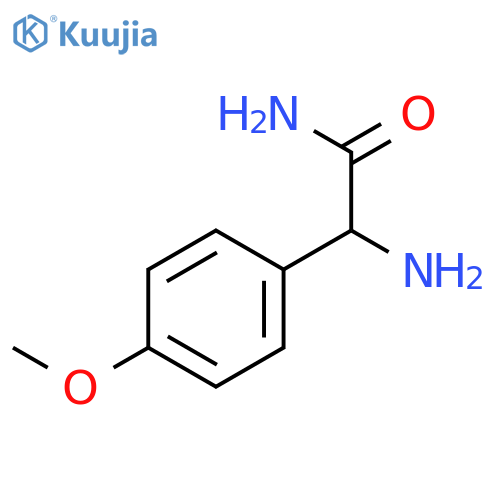 (R)-2-Amino-2-(4-methoxyphenyl)acetamide structure