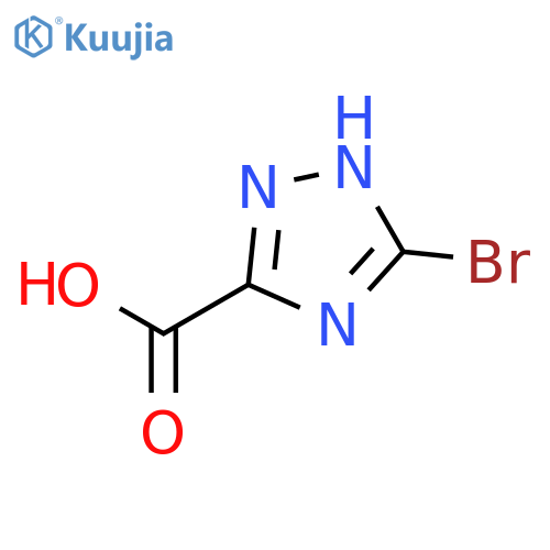 5-Bromo-1H-1,2,4-triazole-3-carboxylic acid structure