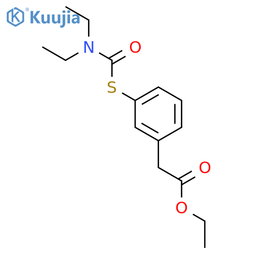 Ethyl 3-(S-Diethylthiocarbamoyl)phenylacetate structure