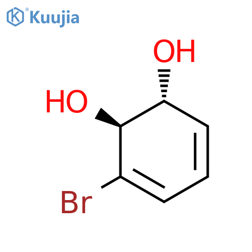 3,5-Cyclohexadiene-1,2-diol, 3-bromo-, trans- structure