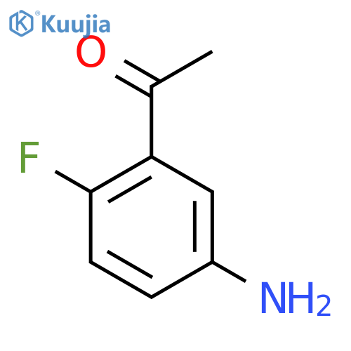 1-(5-amino-2-fluorophenyl)ethan-1-one structure