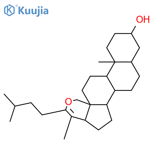 18,22-Epoxycholesta-5,20(22)-dien-3-ol; 3β-form, 5α,6-Dihydro structure