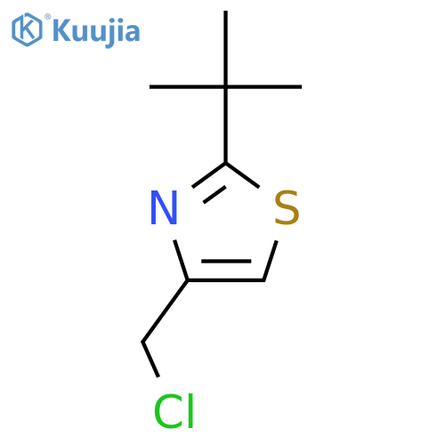 2-tert-Butyl-4-chloromethyl-thiazole structure