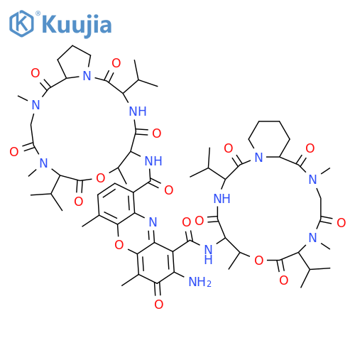 Actinomycin D, 3A-(2S)-2-piperidinecarboxylic acid- (9CI) structure
