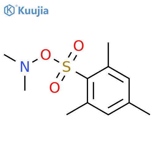 N,N-dimethyl O-(2,4,6-trimethylphenyl-sulfonyl) hydroxylamine structure