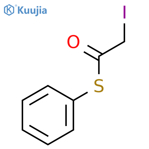 Ethanethioic acid, iodo-, S-phenyl ester structure