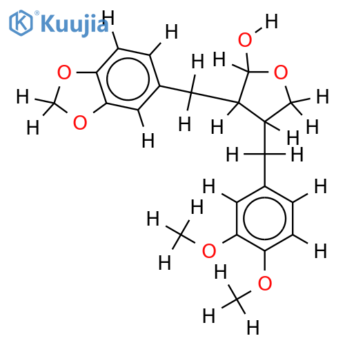 (-)-3,4-dimethoxy-3,4-desmethylenedioxycubebin structure