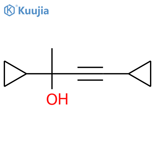 2,4-Dicyclopropylbut-3-yn-2-ol structure