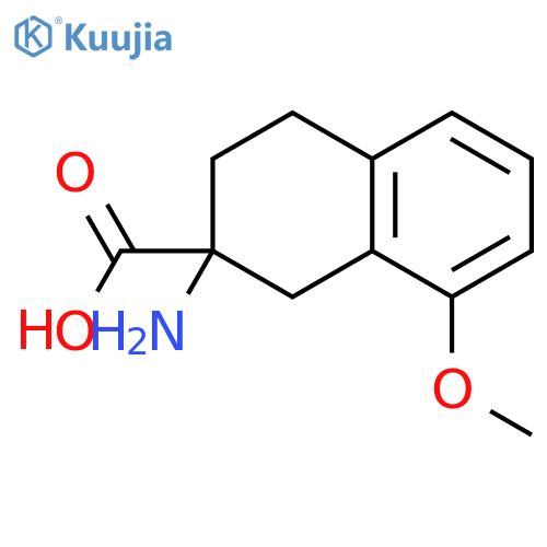 2-AMINO-8-METHOXY-1,2,3,4-TETRAHYDRO-NAPHTHALENE-2-CARBOXYLIC ACID structure