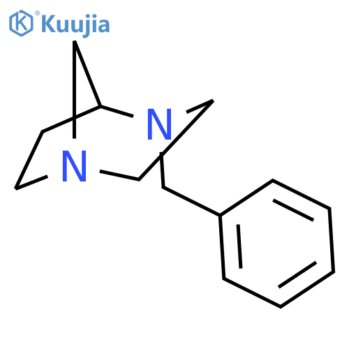 1,4-Diazabicyclo[3.2.1]octane, 4-(phenylmethyl)- structure