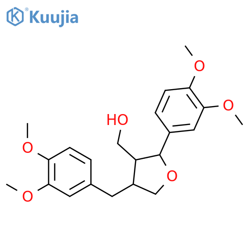 [(2S,3R,4R)-2-(3,4-dimethoxyphenyl)-4-[(3,4-dimethoxyphenyl)methyl]oxolan-3-yl]methanol structure