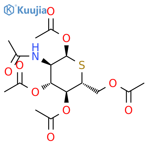 2-Acetamido-1,3,4,6-tetra-O-acetyl-2-deoxy-5-thio-a-D-glucopyranoseSD structure