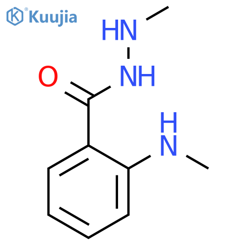 Benzoic acid, 2-(methylamino)-, 2-methylhydrazide structure