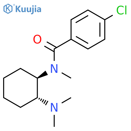 Benzamide, 4-chloro-N-[2-(dimethylamino)cyclohexyl]-N-methyl-, trans- structure