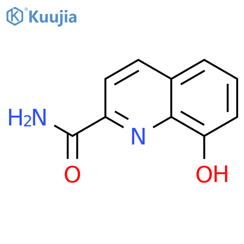 8-hydroxy-2-quinolinecarboxamide structure