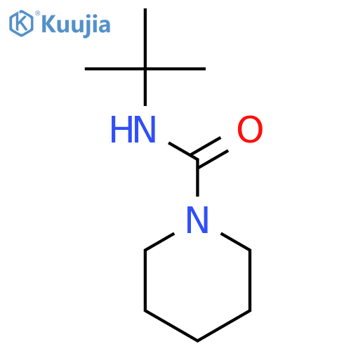 1-Piperidinecarboxamide, N-(1,1-dimethylethyl)- structure