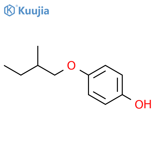 4-(2-methylbutoxy)phenol structure