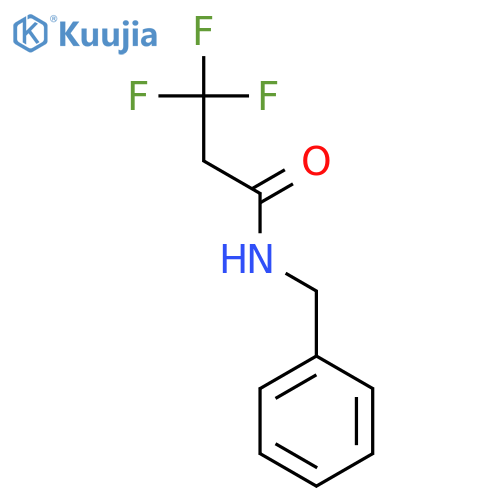 N-benzyl-3,3,3-trifluoropropanamide structure