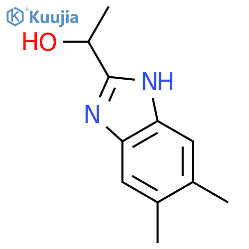 1-(5,6-Dimethyl-1H-benzoimidazol-2-yl)-ethanol structure