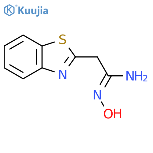 2-(1,3-Benzothiazol-2-yl)-N'-hydroxyethanimidamide structure