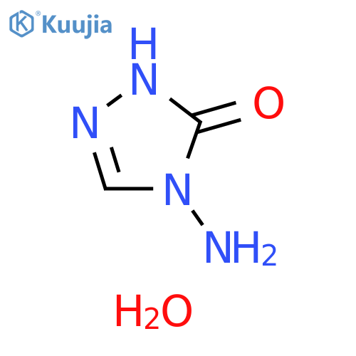 3H-1,2,4-Triazol-3-one,4-amino-2,4-dihydro-,monohydrate(9CI) structure