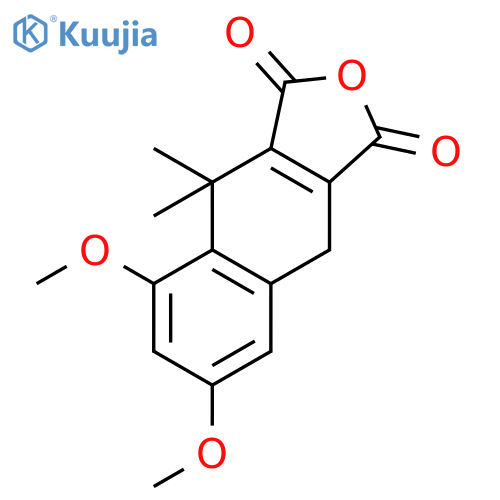 NAPHTHO[2,3-C]FURAN-1,3-DIONE, 4,9-DIHYDRO-5,7-DIMETHOXY-4,4-DIMETHYL- structure