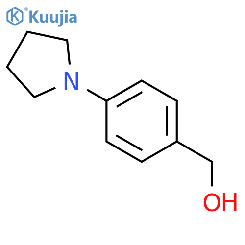 4-(1-Pyrrolidinyl)-benzenemethanol structure