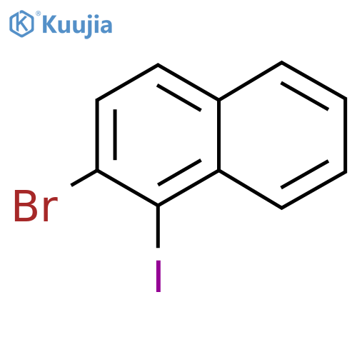 2-Bromo-1-iodonaphthalene structure