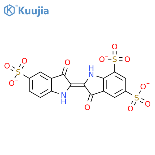 Indigotrisulfonic Acid Potassium Salt structure