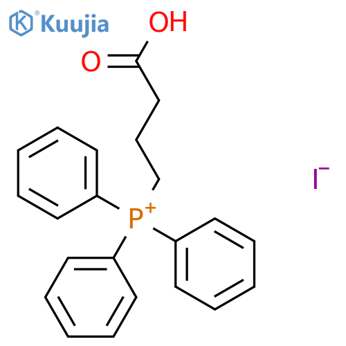 Phosphonium, (3-carboxypropyl)triphenyl-, iodide structure