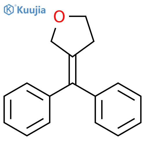 Furan, 3-(diphenylmethylene)tetrahydro- structure