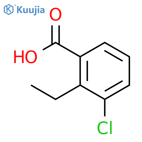 3-Chloro-2-ethylbenzoic acid structure