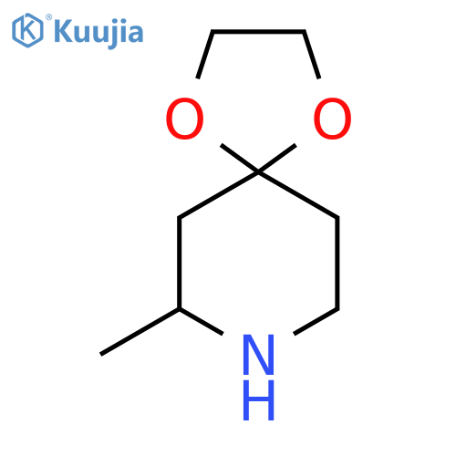7-methyl-1,4-dioxa-8-azaspiro[4.5]decane structure