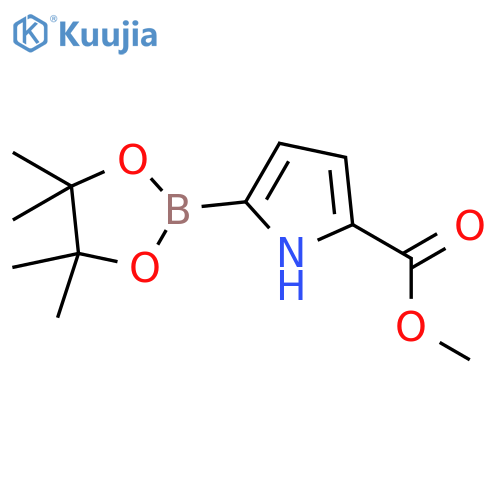 5-(Methoxycarbonyl)pyrrole-2-boronic acid, pinacol ester structure
